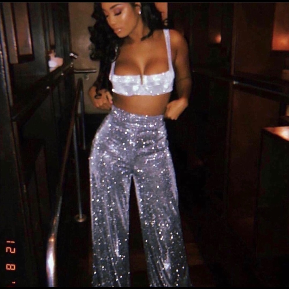House of CB Margarita Sparkly Trousers